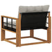 Set de canapele de exterior Lemn solid de Acacia și Textilene - WALTI WALTI