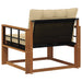 Set de canapele de exterior Lemn solid de Acacia și Textilene - WALTI WALTI