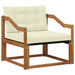Set de canapele de exterior Lemn solid de Acacia și Textilene - WALTI WALTI