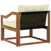 Set de canapele de exterior Lemn solid de Acacia și Textilene - WALTI WALTI