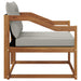 Set de canapele de exterior Lemn solid de Acacia și Textilene - WALTI WALTI