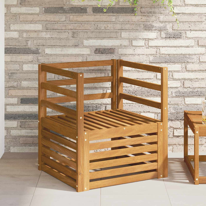 Canapea de exterior Lemn Solid de Acacia natural - WALTI WALTI