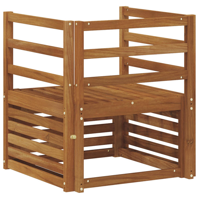 Canapea de exterior Lemn Solid de Acacia natural - WALTI WALTI
