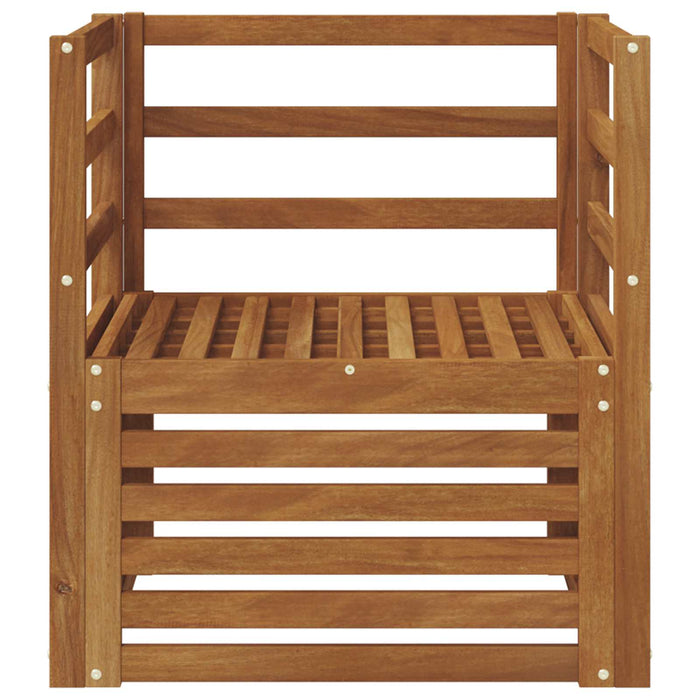 Canapea de exterior Lemn Solid de Acacia natural - WALTI WALTI