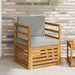 Canapea de exterior Lemn de acacia solid și poliester natural - WALTI WALTI
