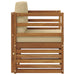 Canapea de exterior Lemn de acacia solid și poliester natural - WALTI WALTI