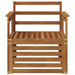 Canapea de exterior Lemn Solid de Acacia natural - WALTI WALTI