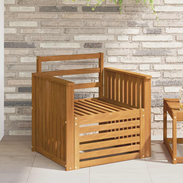 Canapea de exterior Lemn Solid de Acacia natural - WALTI WALTI