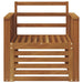 Canapea de exterior Lemn Solid de Acacia natural - WALTI WALTI