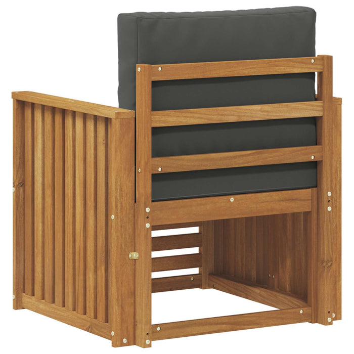 Canapea de exterior Lemn de acacia solid și poliester natural - WALTI WALTI