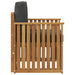 Canapea de exterior Lemn de acacia solid și poliester natural - WALTI WALTI