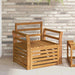 Canapea de exterior Lemn Solid de Acacia natural - WALTI WALTI
