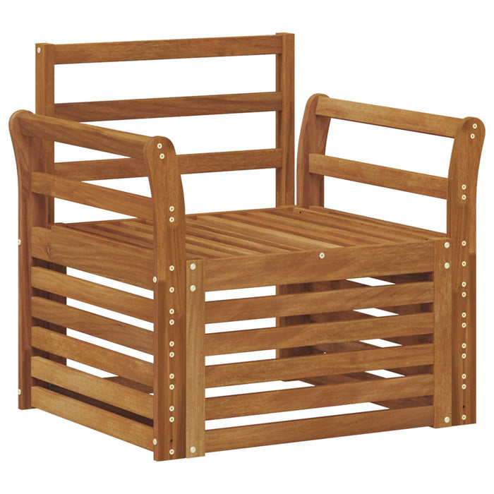 Canapea de exterior Lemn Solid de Acacia natural - WALTI WALTI