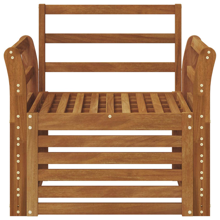 Canapea de exterior Lemn Solid de Acacia natural - WALTI WALTI