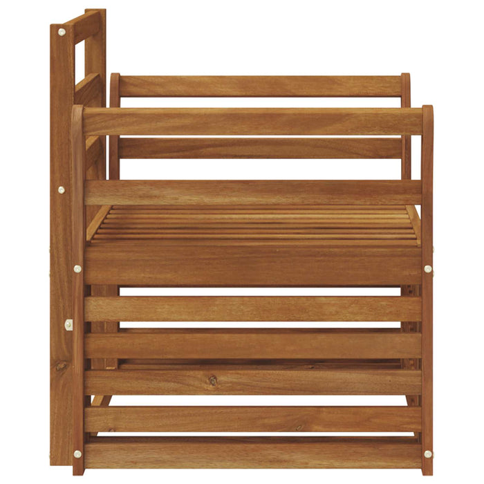 Canapea de exterior Lemn Solid de Acacia natural - WALTI WALTI