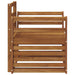 Canapea de exterior Lemn Solid de Acacia natural - WALTI WALTI