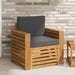 Canapea de exterior Lemn de acacia solid și poliester natural - WALTI WALTI