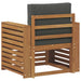 Canapea de exterior Lemn de acacia solid și poliester natural - WALTI WALTI