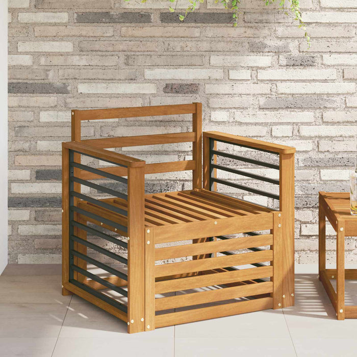 Canapea de exterior Lemn Solid de Acacia natural - WALTI WALTI