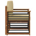 Canapea de exterior Lemn de acacia solid și poliester natural - WALTI WALTI