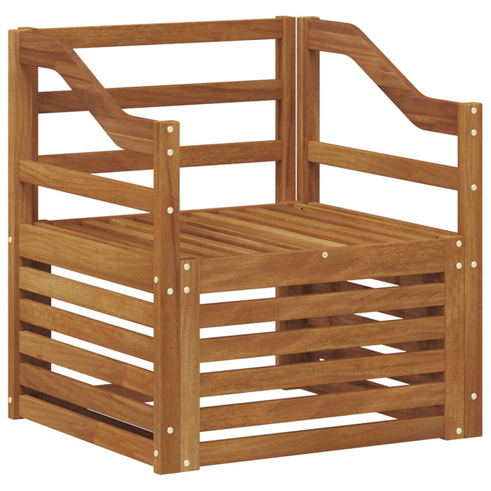 Canapea de exterior Lemn Solid de Acacia natural - WALTI WALTI