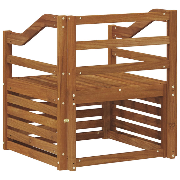 Canapea de exterior Lemn Solid de Acacia natural - WALTI WALTI
