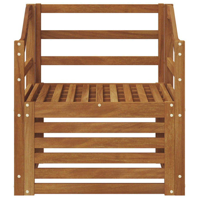 Canapea de exterior Lemn Solid de Acacia natural - WALTI WALTI