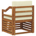 Canapea de exterior Lemn de acacia solid și poliester natural - WALTI WALTI