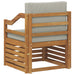 Canapea de exterior Lemn de acacia solid și poliester natural - WALTI WALTI