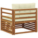 Sofa cu Brațe Lemn de acacia solid și poliester natural - WALTI WALTI