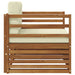 Sofa cu Brațe Lemn de acacia solid și poliester natural - WALTI WALTI