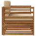 Sofa cu Brațe Lemn de acacia solid și poliester natural - WALTI WALTI