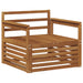 2 Bucată Sofa cu Brațe Lemn Solid de Acacia natural - WALTI WALTI