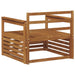 2 Bucată Sofa cu Brațe Lemn Solid de Acacia natural - WALTI WALTI