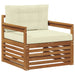 Sofa cu Brațe Lemn de acacia solid și poliester natural - WALTI WALTI