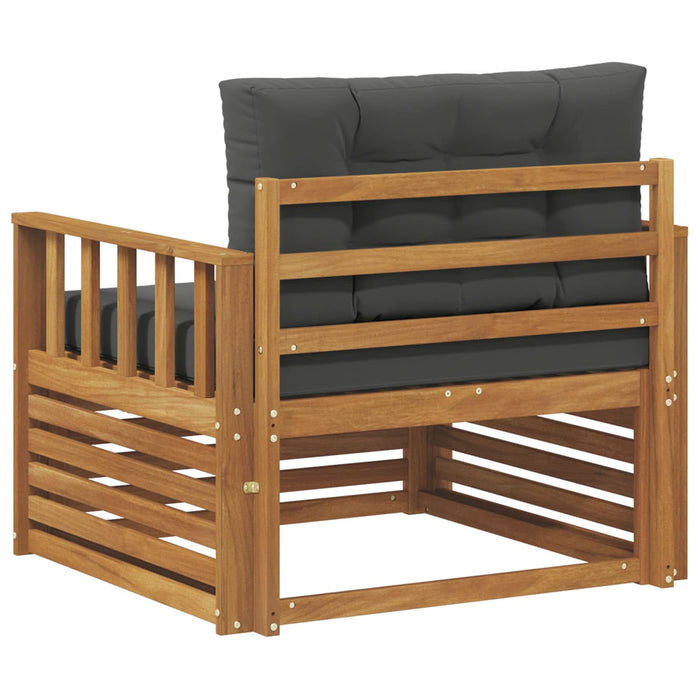 Sofa cu Brațe Lemn de acacia solid și poliester natural - WALTI WALTI