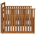 2 Bucată Sofa cu Brațe Lemn Solid de Acacia natural - WALTI WALTI