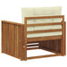 Sofa cu Brațe Lemn de acacia solid și poliester natural - WALTI WALTI