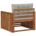 Sofa cu Brațe Lemn de acacia solid și poliester natural - WALTI WALTI
