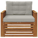 Sofa cu Brațe Lemn de acacia solid și poliester natural - WALTI WALTI
