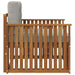Sofa cu Brațe Lemn de acacia solid și poliester natural - WALTI WALTI