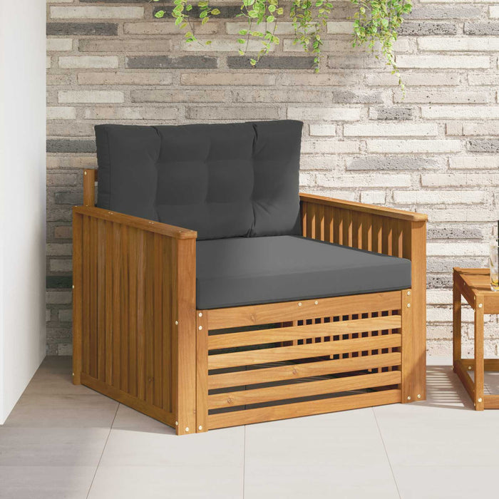 Sofa cu Brațe Lemn de acacia solid și poliester natural - WALTI WALTI