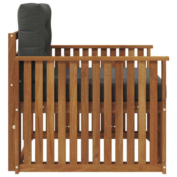Sofa cu Brațe Lemn de acacia solid și poliester natural - WALTI WALTI