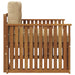 Sofa cu Brațe Lemn de acacia solid și poliester natural - WALTI WALTI
