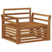 2 Bucată Sofa cu Brațe natural - WALTI WALTI