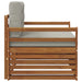 Sofa cu Brațe Lemn de acacia solid și poliester natural - WALTI WALTI