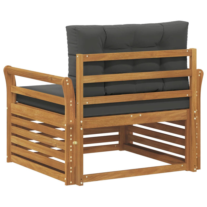 Set de canapele de exterior Lemn de acacia solid și poliester - WALTI WALTI