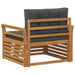 Set de canapele de exterior Lemn de acacia solid și poliester - WALTI WALTI