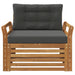 Set de canapele de exterior Lemn de acacia solid și poliester - WALTI WALTI