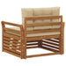 Set de canapele de exterior Lemn de acacia solid și poliester - WALTI WALTI